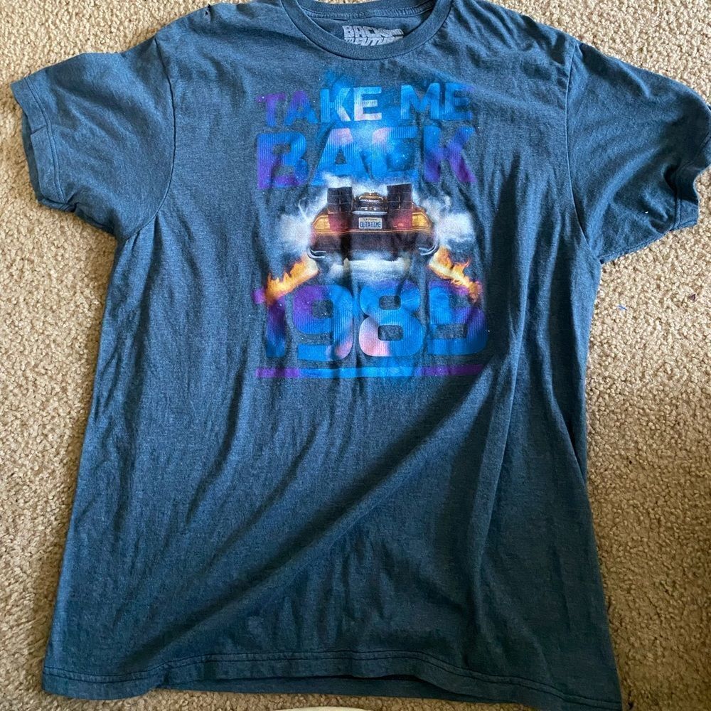 Mens Back to the Future 1985 Tshirt